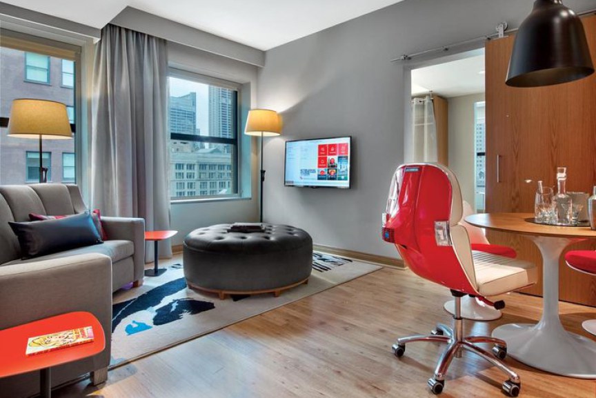 bel-bel-Scooter-Chair-Virgin-Hotel-Chicago-Suite1- Bel Bel Retro Vespa Scooter Chair