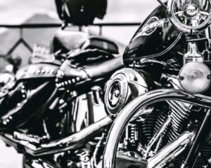 black-and-silver-motorcycle
