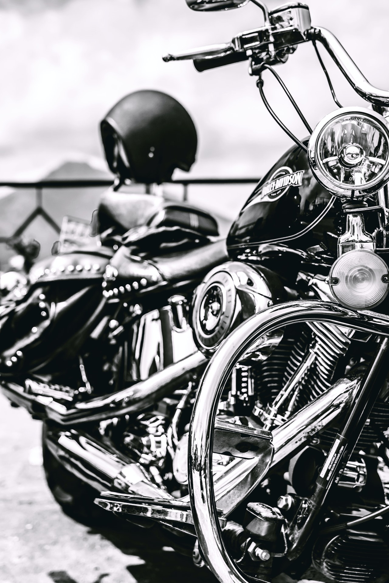 black-and-silver-motorcycle