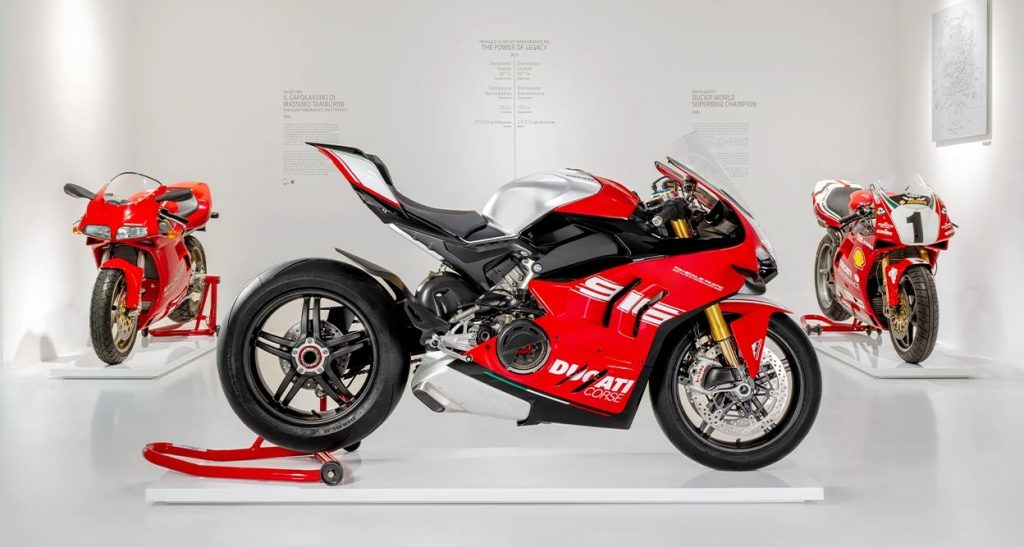 Ducati Panigale V4 30° Anniversario 916 special edition motorcycle.