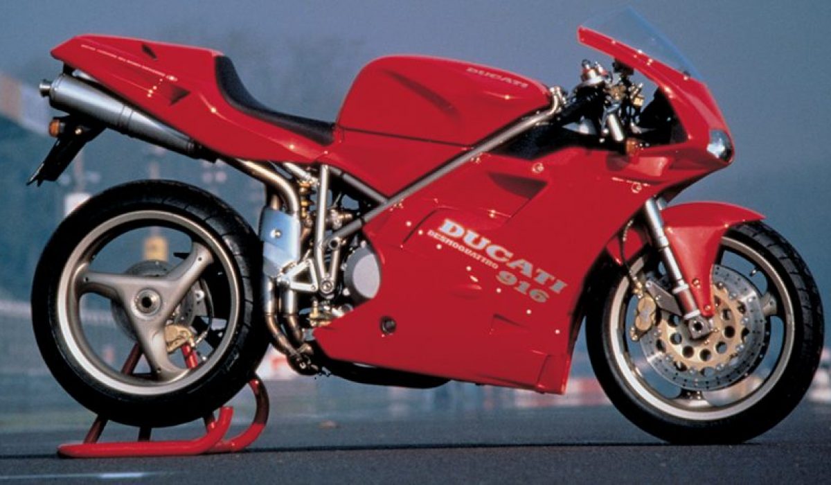 Early Ducati 916 superbike.