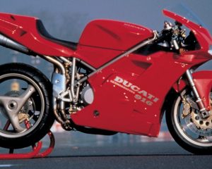 Early Ducati 916 superbike.