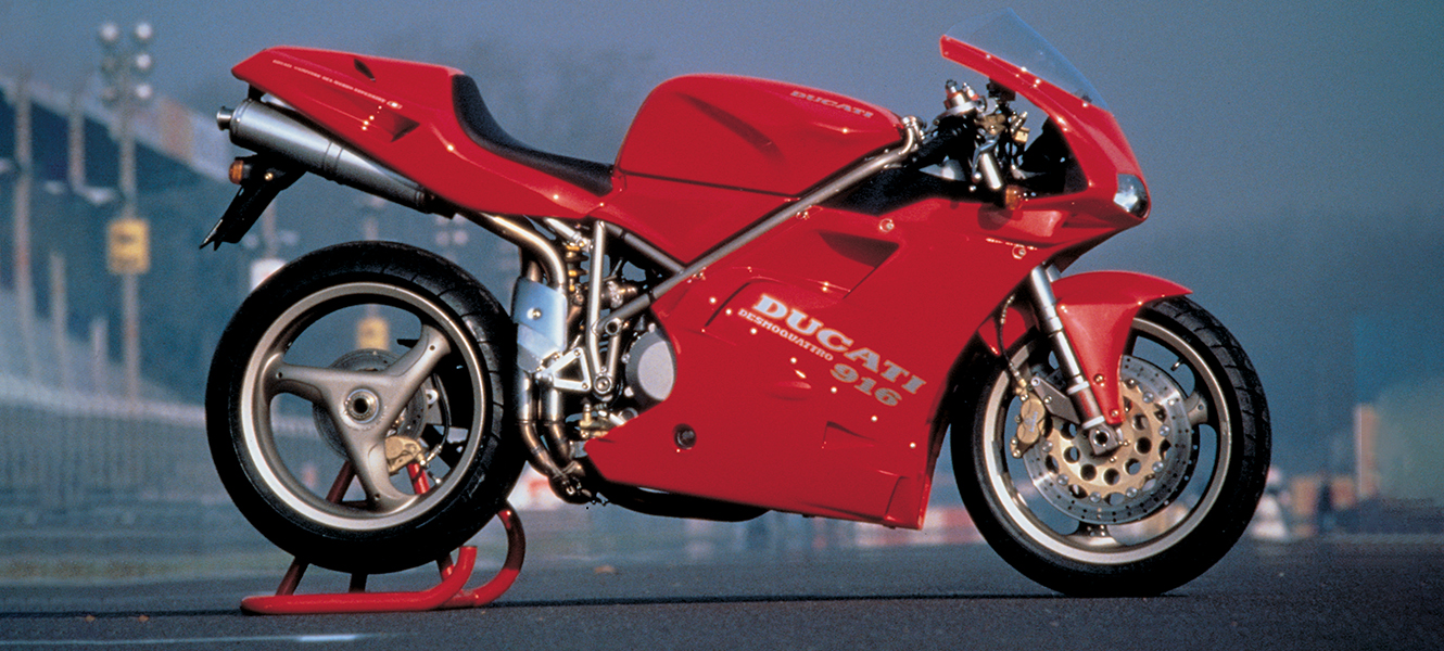 Early Ducati 916 superbike.