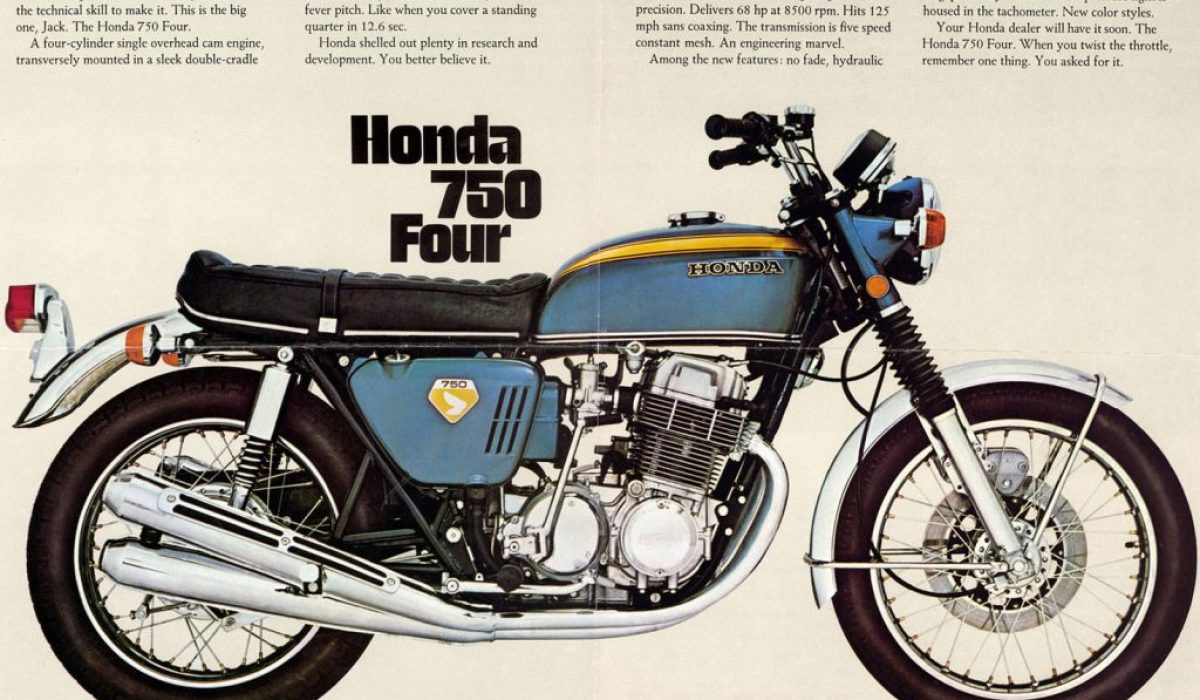 Honda CB750 Four — Candy Sapphire Blue