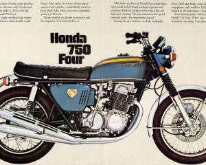 Honda CB750 Four — Candy Sapphire Blue