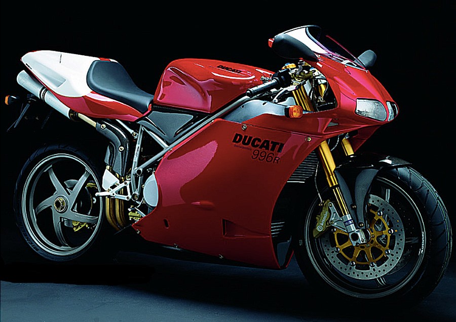 Ducati 996R homologation superbike with Testastretta engine.